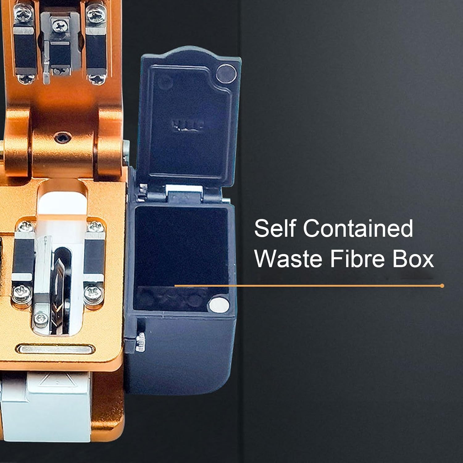 Fiber Cleaver,High Precision Optical Fiber Cleaver,Optic Fiber Cutter With Scrap Collector,Cable Cutting Fiber Optic Tools Fiber Cleavers