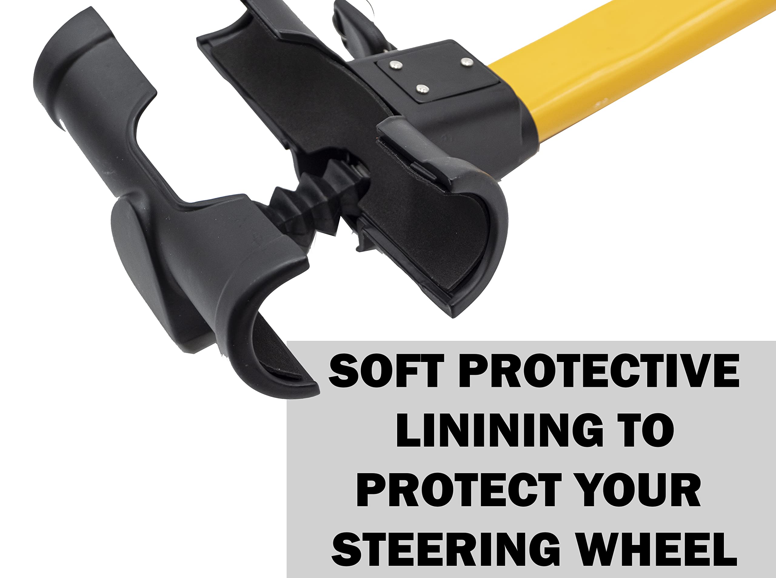 UKB4C Car Steering Lock Universal Fit Maximum Security Steering Wheel