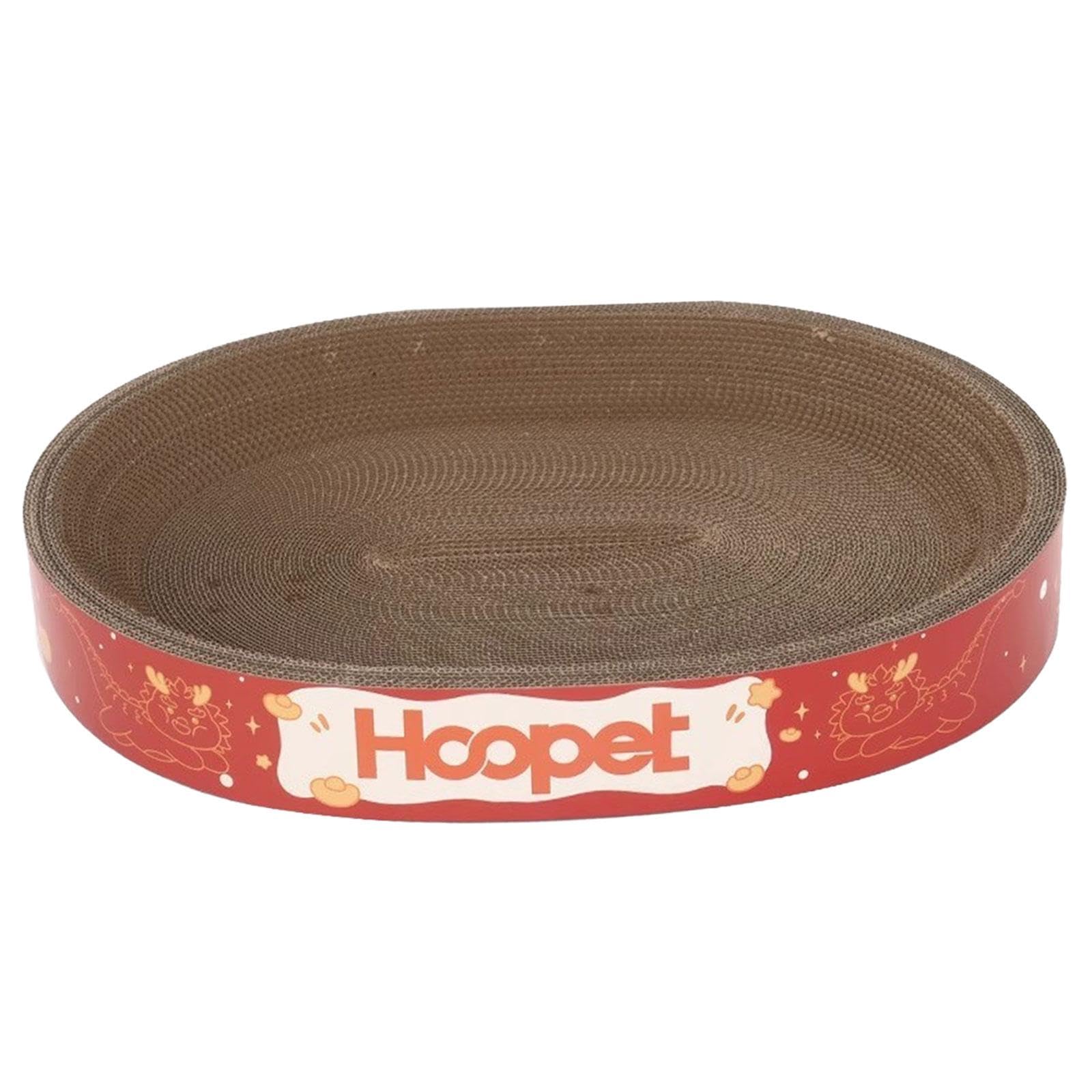 Rascador Ovalado para Gatos, Cama de Cartón para Gatos, Rascador de Cartón para Gatos, Ideal para Sofás, Alfombras Y Sillones. para Que