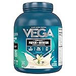 Vega Protein + Nutrition - 20g Plant-Based Pea Protein, Vanilla, 30 Servings, Vegan Keto Superfood, Antioxidant-Rich, Gluten Free, Dairy Free, Low Carb, 2.3lbs (Packaging May Vary)