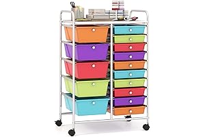 Giantex Craft Carts With Drawers and Wheels