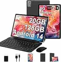 ✳️2in1タブレット✨キーボード付き✨Android 14✨2024✨子供にも Amazon.co.jp: 2025 Android 14 タブレット キーボード付き 20GB