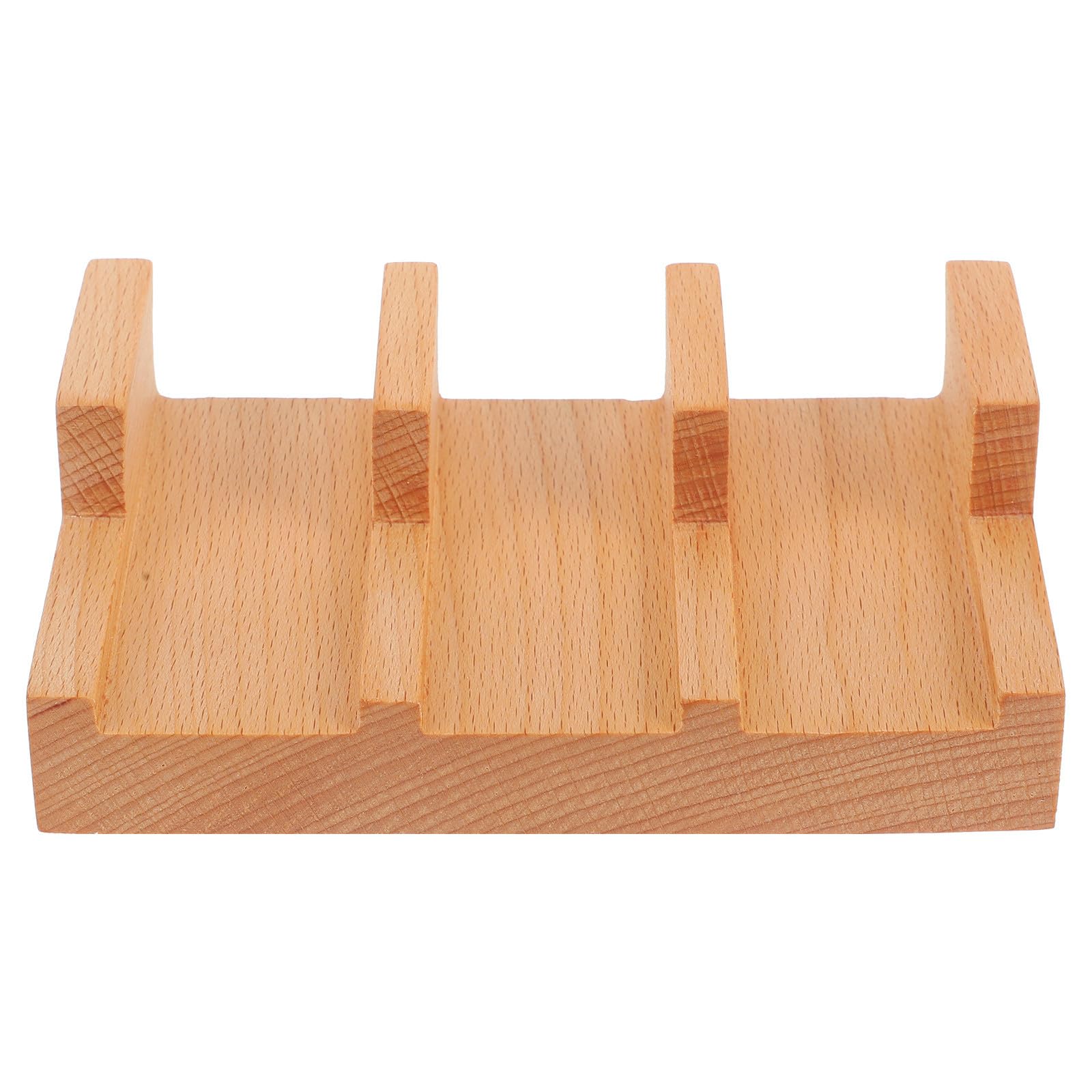 Soporte de madera CRAFTHROU con 3 compartimentos para rollos de sushi
