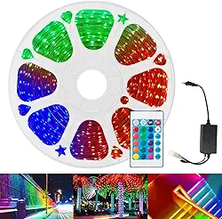Fita Led 5050 Rgb Com 1 Controle + Fonte 110v ou 220v 20 Metros Ip65 (RGB 220v)