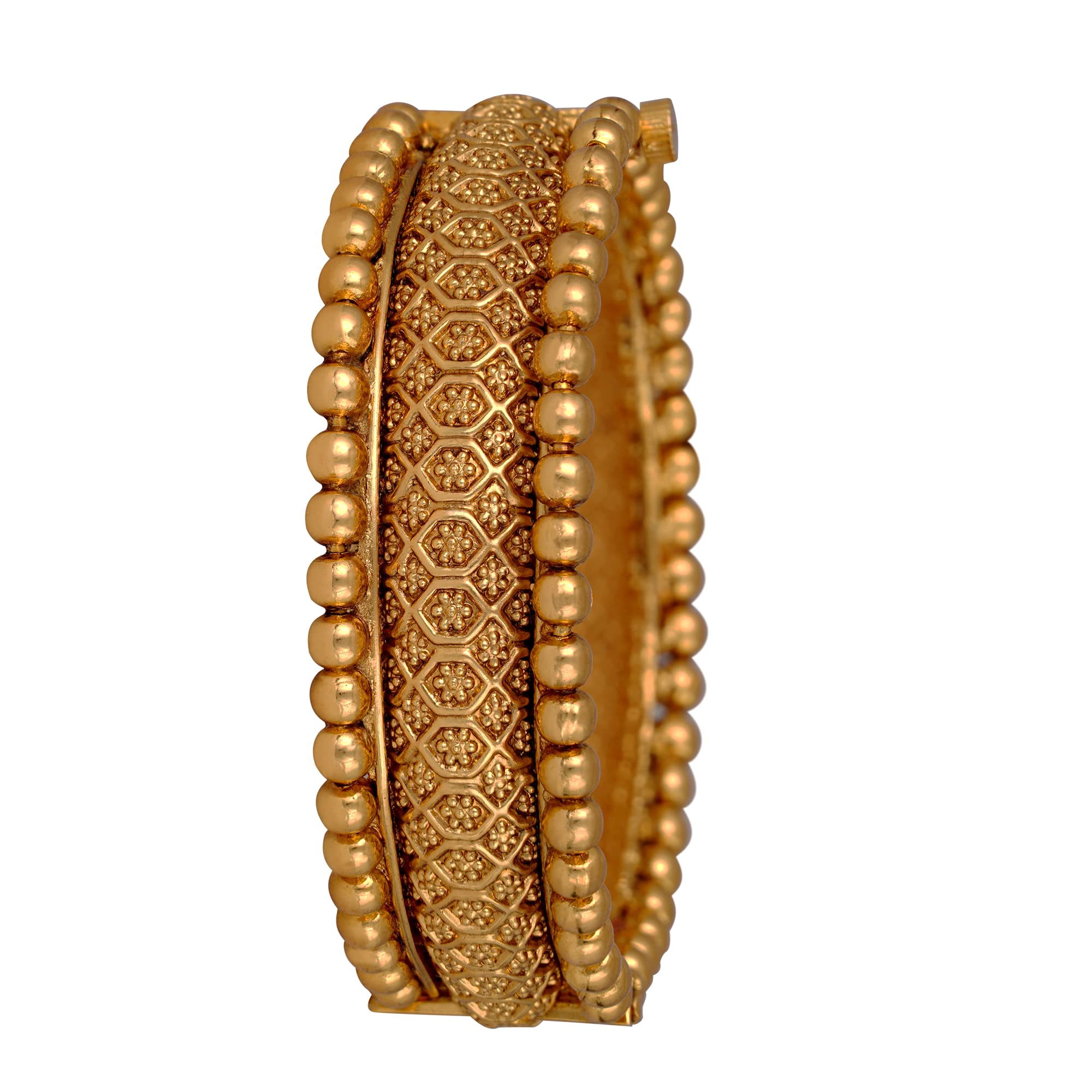 See full amazon price history chart for JFL - Jewellery for Less Ethnic 1 Gram Gold Plated Floral Design Openable Kada for women & Girls,Valentine JFL - Jewellery for Less Ethnic 1 Gram Gold Plated Floral Design Openable Kada for women & Girls,Valentine (B09GB9VKRL) Amazon Price History, Amazon Price Tracker