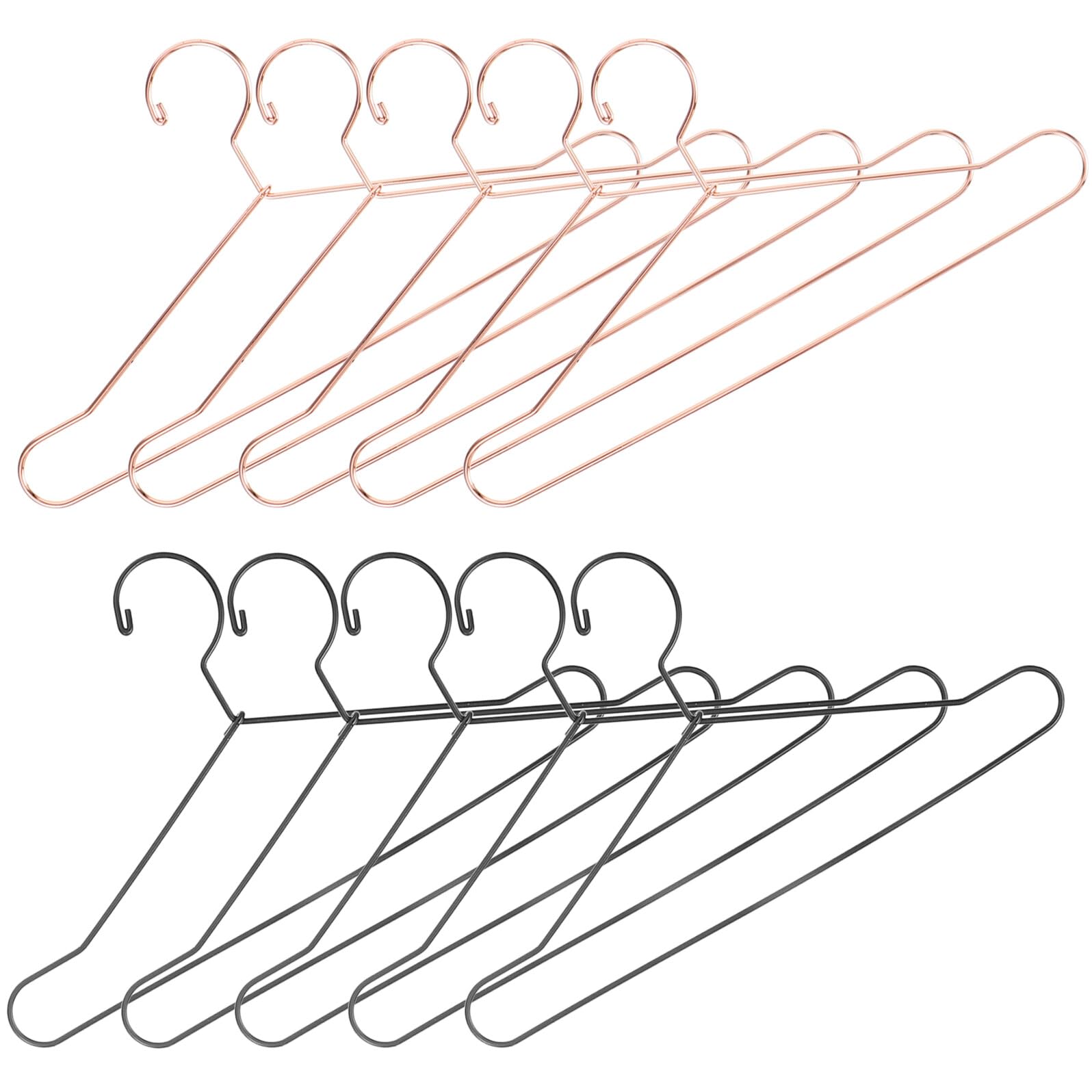 ifundom Diseño Simple y Resistente de Metal para Ropa de Muñecas 10 Perchas Pequeñas para Mantener la Ropa Ordenada Arrugas , Adecuado para Exhibir Prendas