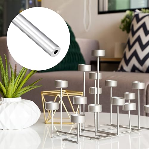 Miniatura 40 de METALLIXITY Tubo de aluminio 6063 (0.394 in de diámetro x 0.276 in de diámetro interior x 11.811 in de largo), 2 piezas, tubo redondo de aluminio