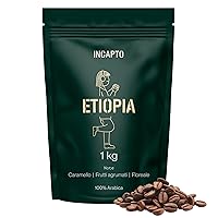 Incapto Caffè in Grani di Specialità 1kg | Origine Etiopia | 100% Arabica | Specialty