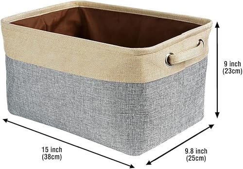 Miniatura 6 de Cesta de almacenamiento plegable personalizada con bonito perro Rottweiler plegable de tela resistente para juguetes para mascotas, cubo con asas