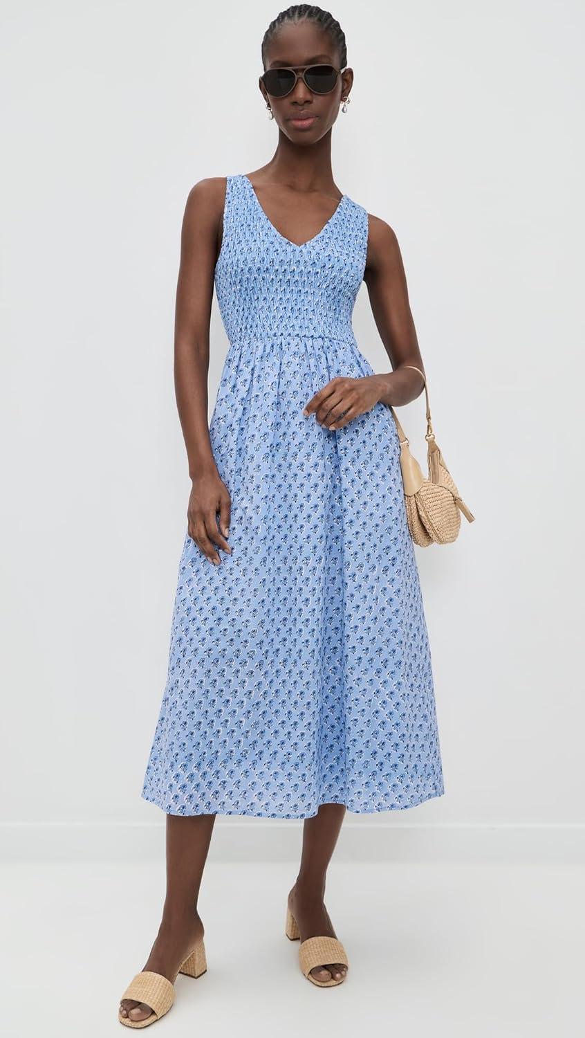 Marea Women's Cora Dress in Atlantic Daisy - Image 3