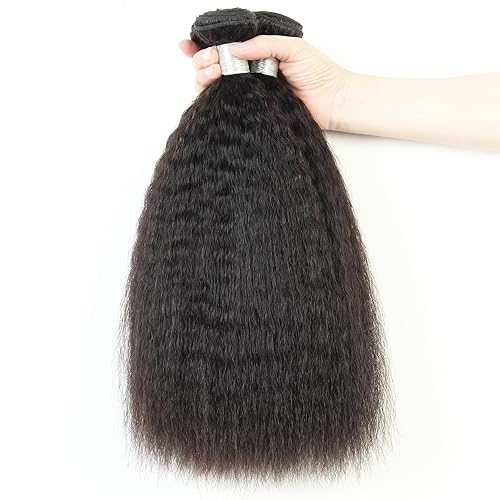 Cabello humano brasileño rizado Yaki lacio, paquetes de cabello humano virgen sin procesar 12a Remy misma direcciĂłn cutĂcula 22 24 26 pulgadas Cabello humano brasileño rizado Yaki lacio, paquetes de cabello humano virgen sin procesar 12a Remy misma direcciĂłn cutĂcula 22 24 26 pulgadas