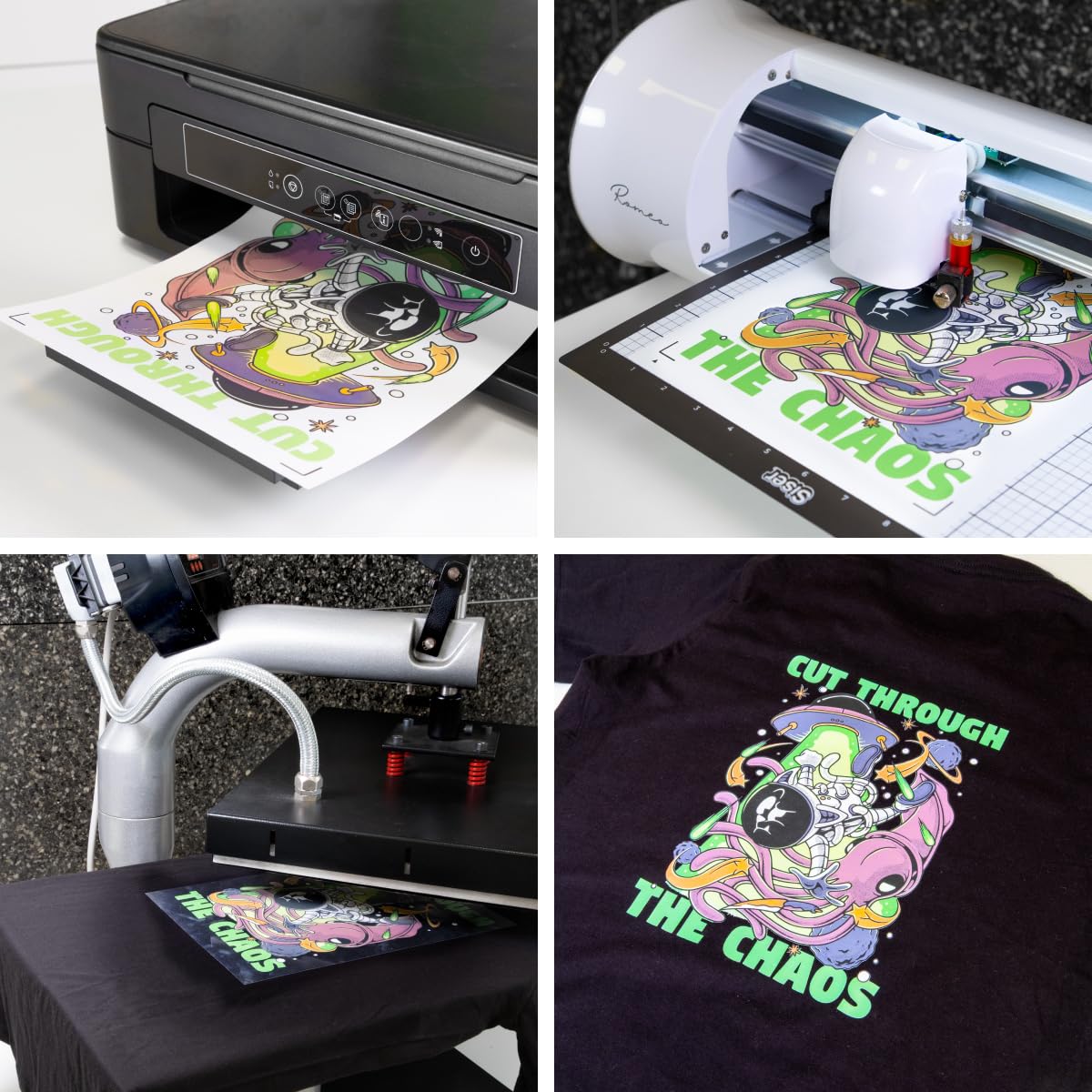 Siser Romeo® Pacchetto Starter - Include Plotter da Taglio ad Alta Definizione Romeo, Vinili Termoadesivi e Stampabili, Accessori e Abbonamento Leonardo™ Pro