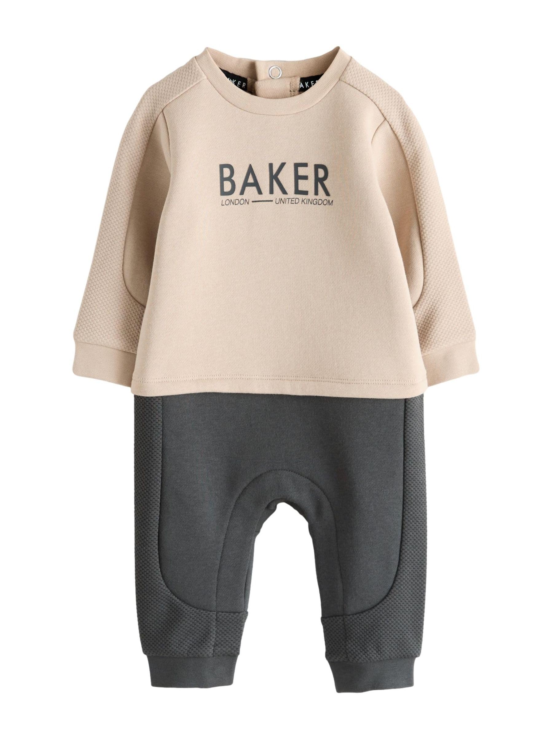 Baby Jungen Strukturierter Strampler