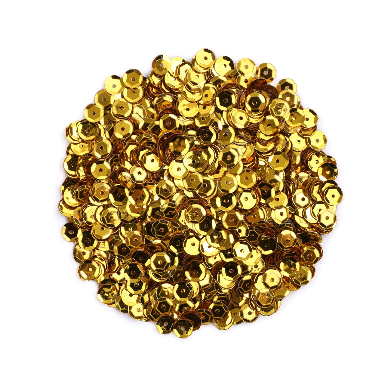 Amazon.com: Naler 2800 Pieces 6MM Loose Sequins Cup Sequins Embroidery ...