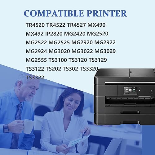 Miniatura 2 de PG-245XL CL-246XL - Cartuchos de tinta de repuesto para Canon Ink PG-245 CL-246 XL para usar con impresoras TR4520 MX490 IP2820 MG2420 TS3100 2 negro