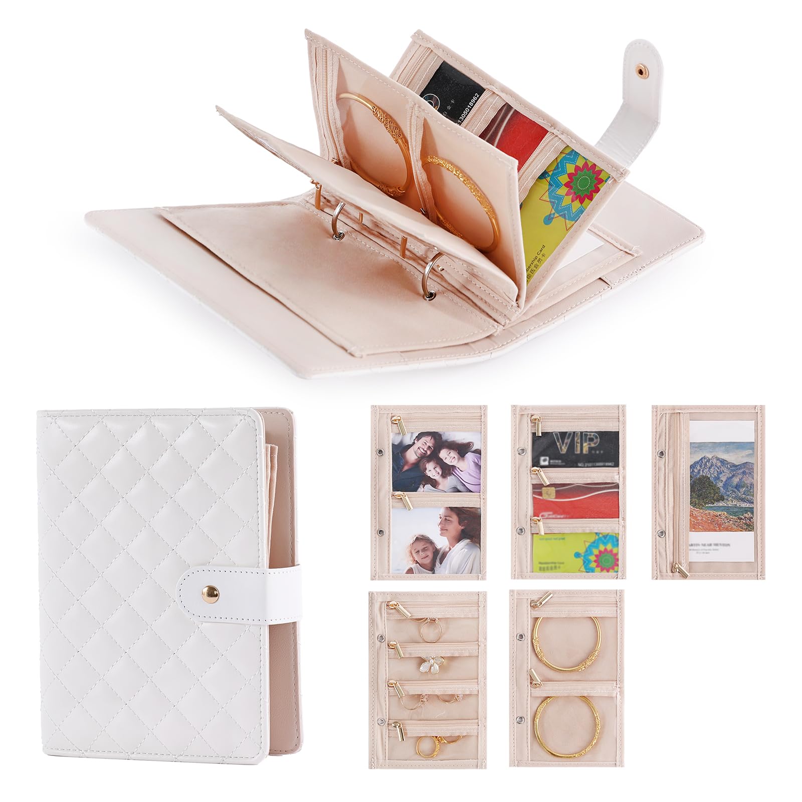 Étui de rangement de bijoux de voyage Tiita compact pour vos déplacements