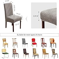 Vista 22 de Fundas para sillas de comedor, fundas para sillas de comedor, fundas elásticas para sillas Parsons, funda protectora para silla de comedor, cocina