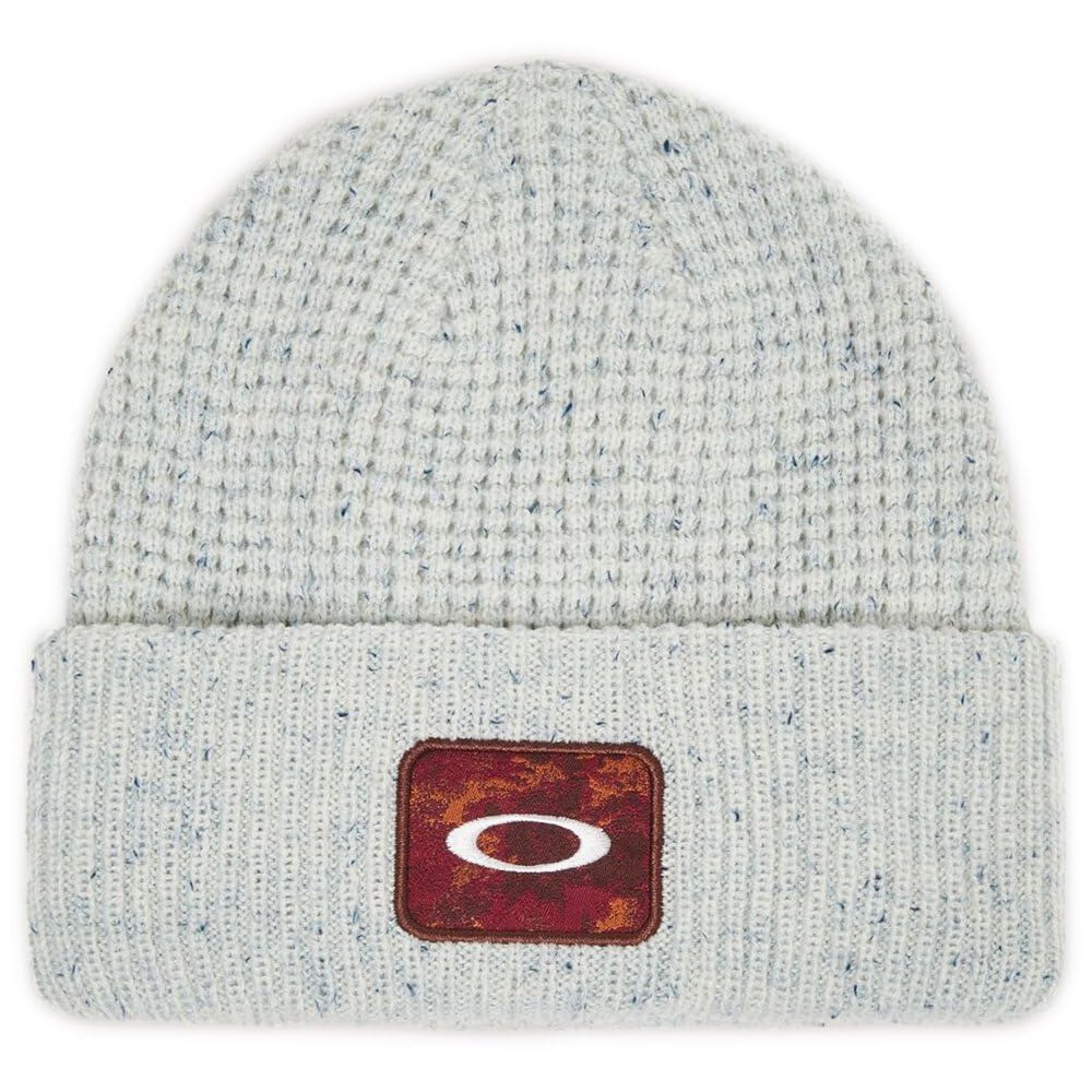 OakleyMen's Ellipse Patch Waffle Beanie