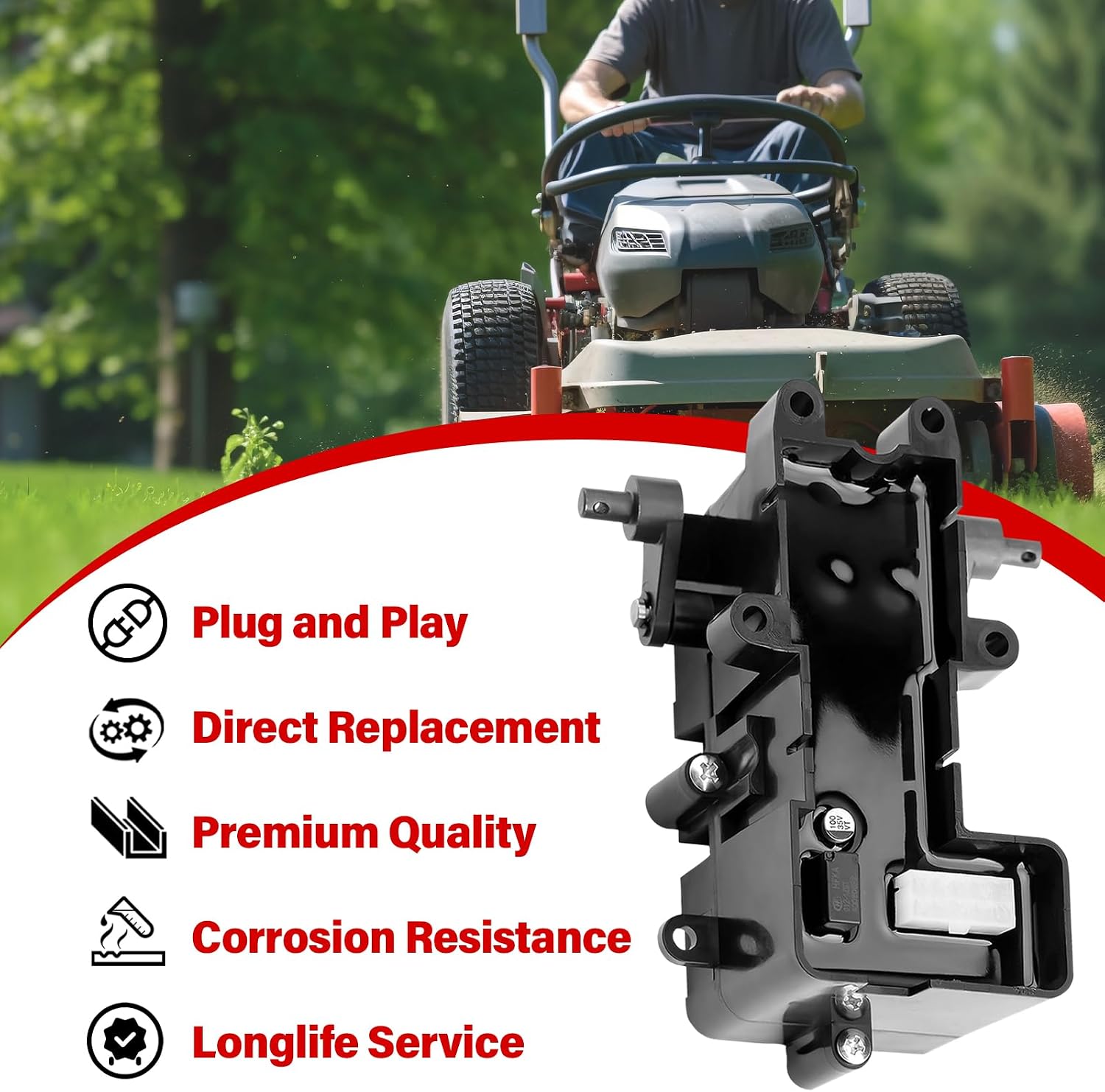 138-2514 Brake Box Assembly Endxedo Brake Control Module Compatible with Toro TimeCutter Exmark Quest E S Series