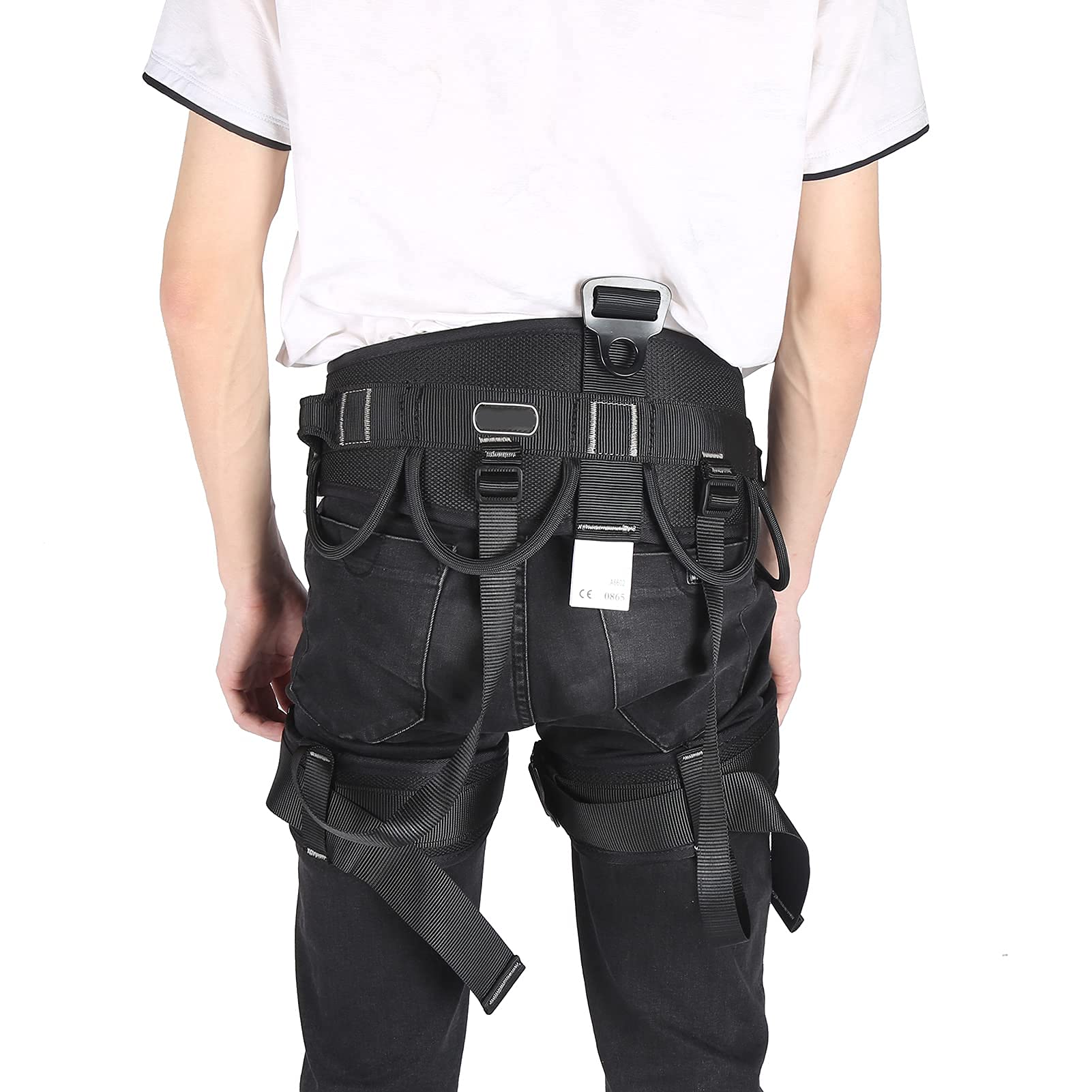 HERCHR Cinturón De Seguridad De Medio Cuerpo, Arnés De Escalada De Espesor Ajustable Arneses De Medio Cuerpo Cinturón De Seguridad De Gran Altitud para Escalada Al Aire Libre