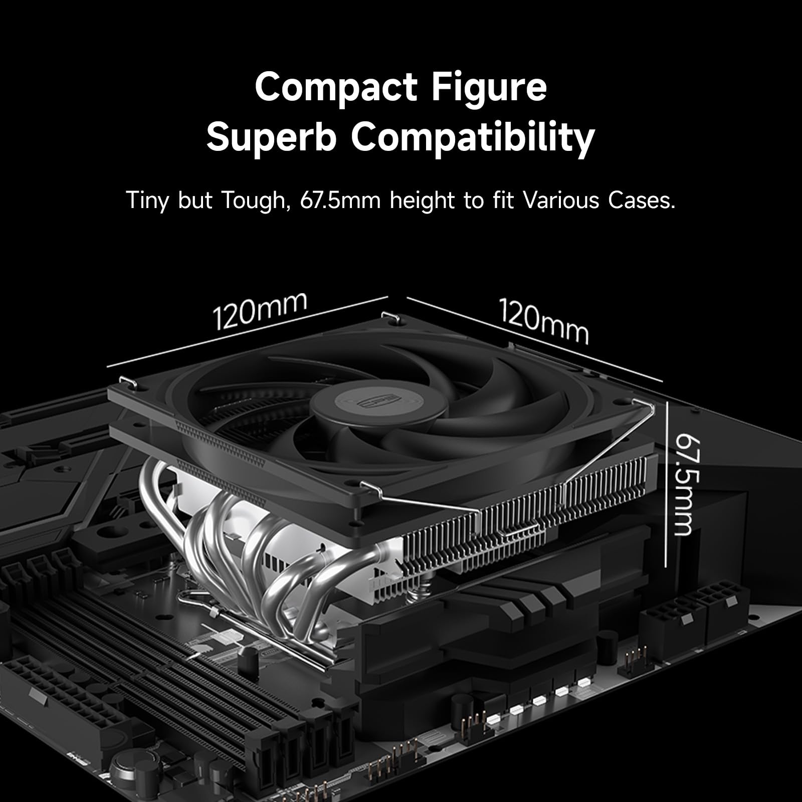 Amazon.co.jp: PCCOOLER RC600-67 CPUエアクーラー、ロープロファイル