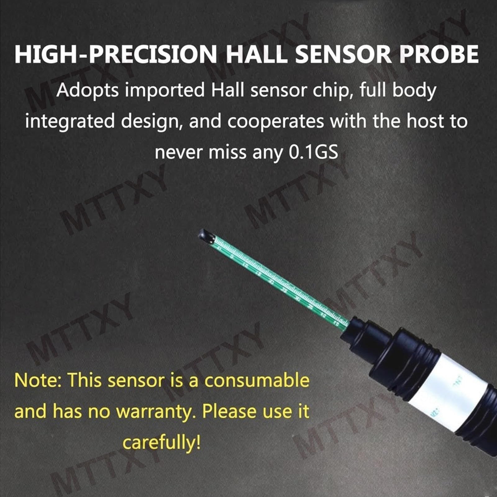 Gaussímetro/Teslámetro Digital de Alta Precisión — Medidor de Intensidad de Campo Magnético con Resolución de 0.01 mT, Sensor Hall Radial, Indicador de Polaridad N/S y Retención,Grade5accuracy