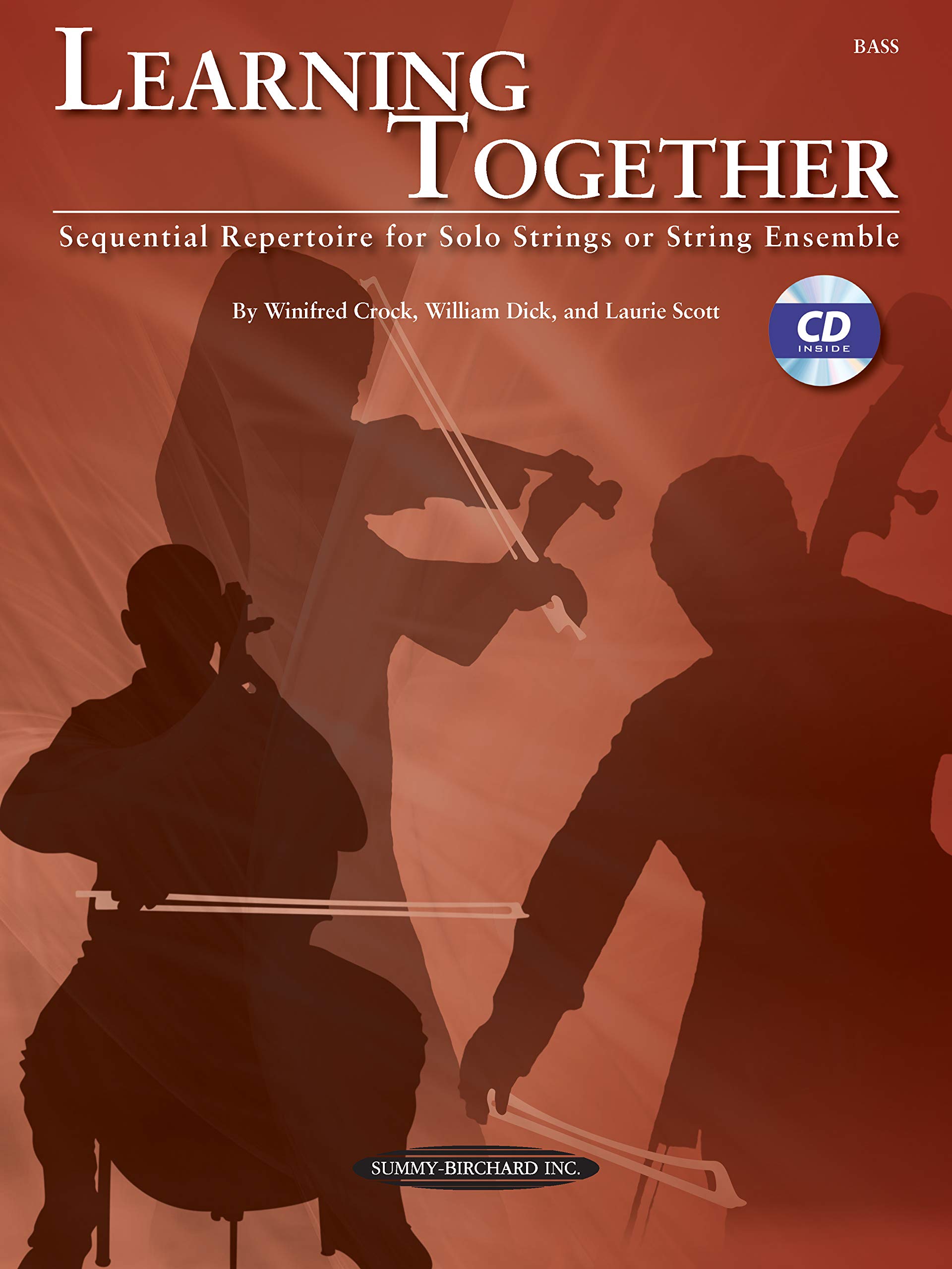 Learning Together: Sequential Repertoire for Solo Strings or String Ensemble (Bass), Book & CD