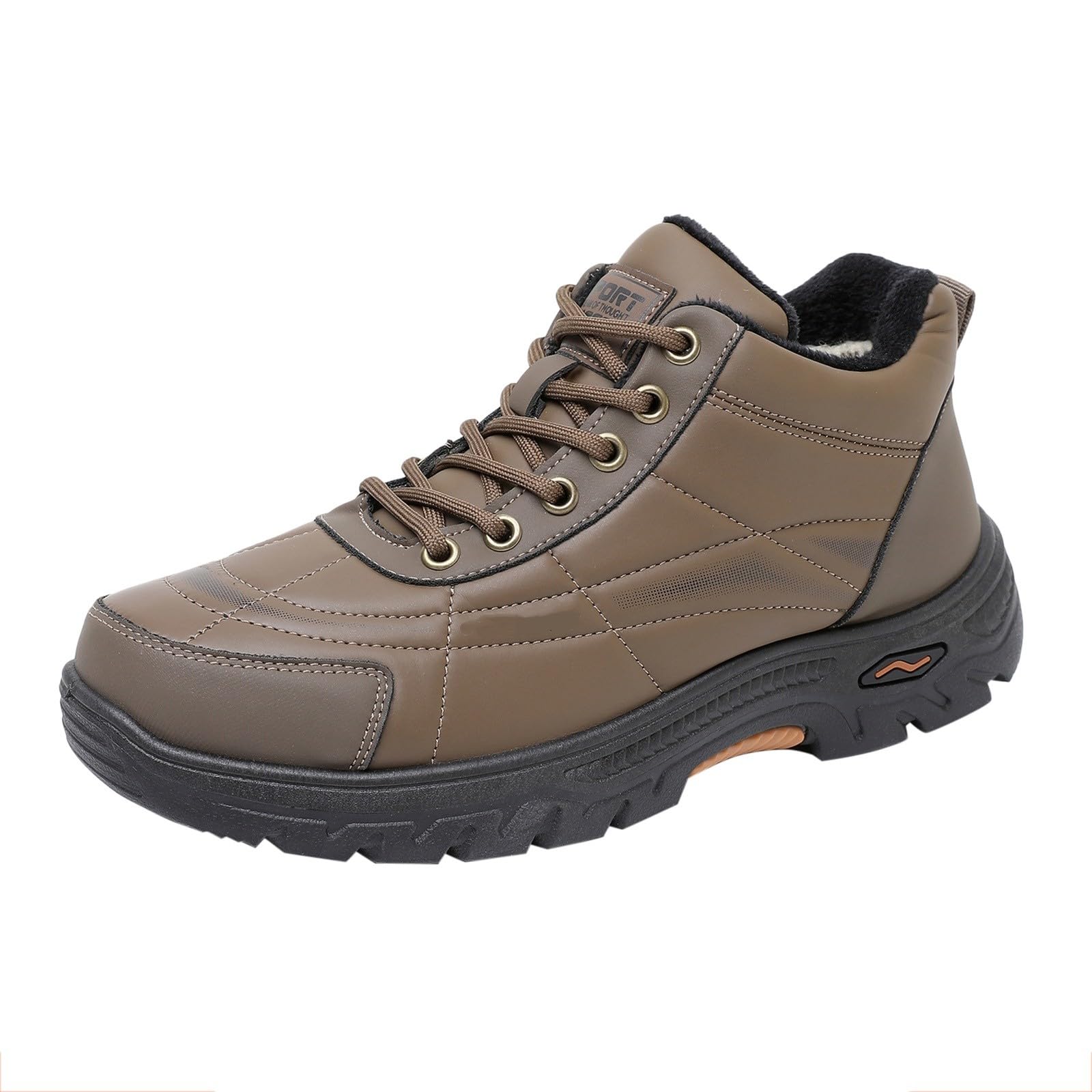 Botas de nieve para mujer, forradas, zapatos de invierno, cálidas
