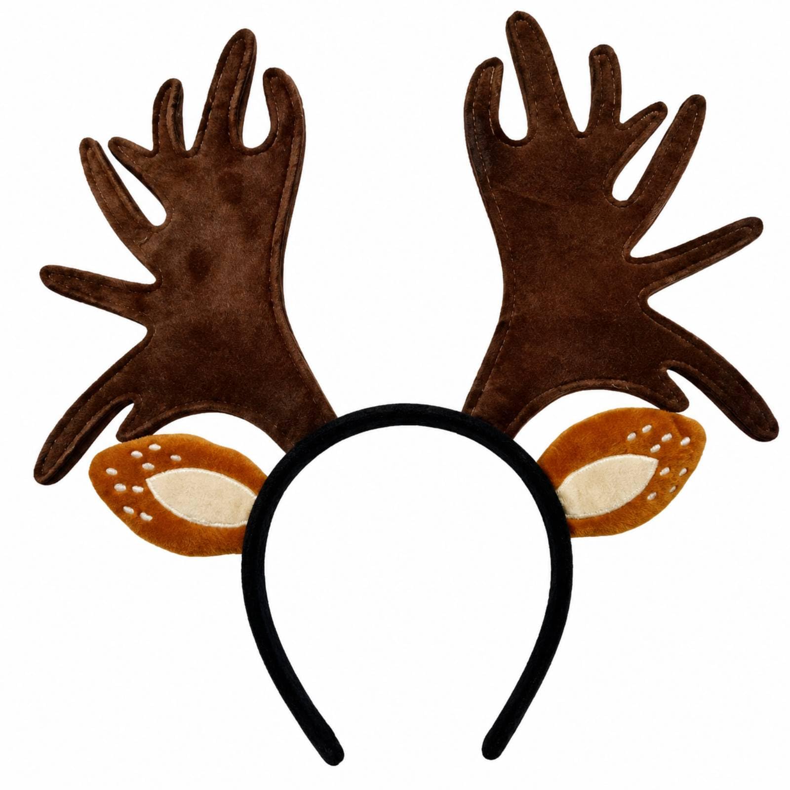 Ycfish Deer Antler Headband, Reindeer Headbands, Christmas Reindeer Ear Headbands, Brown Antler Headband, Party Favor Deer Antler Hair Hoop