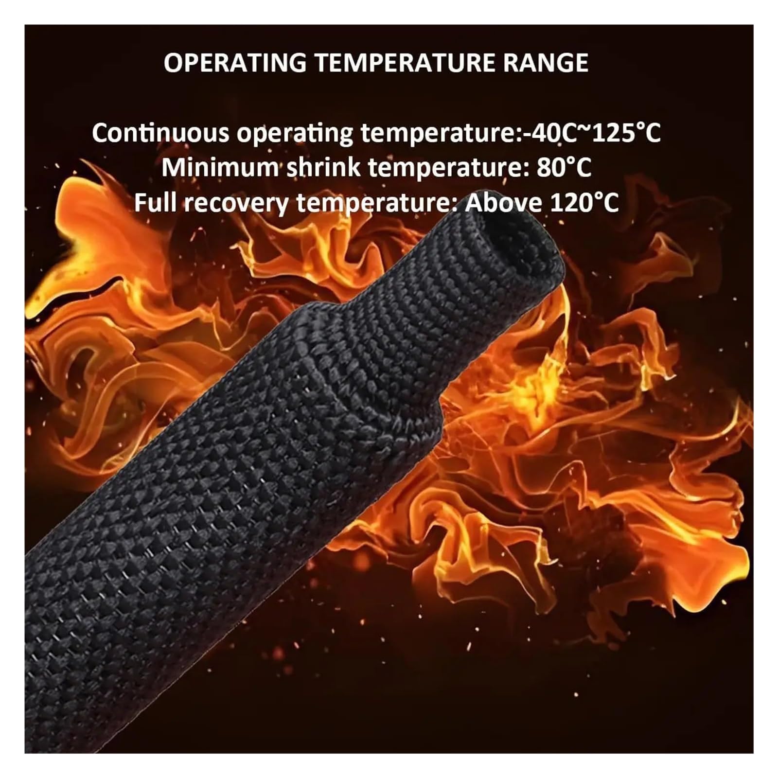 Tubo Proteccion Motor Fundas for Cables de Tubo termorretráctil Trenzado