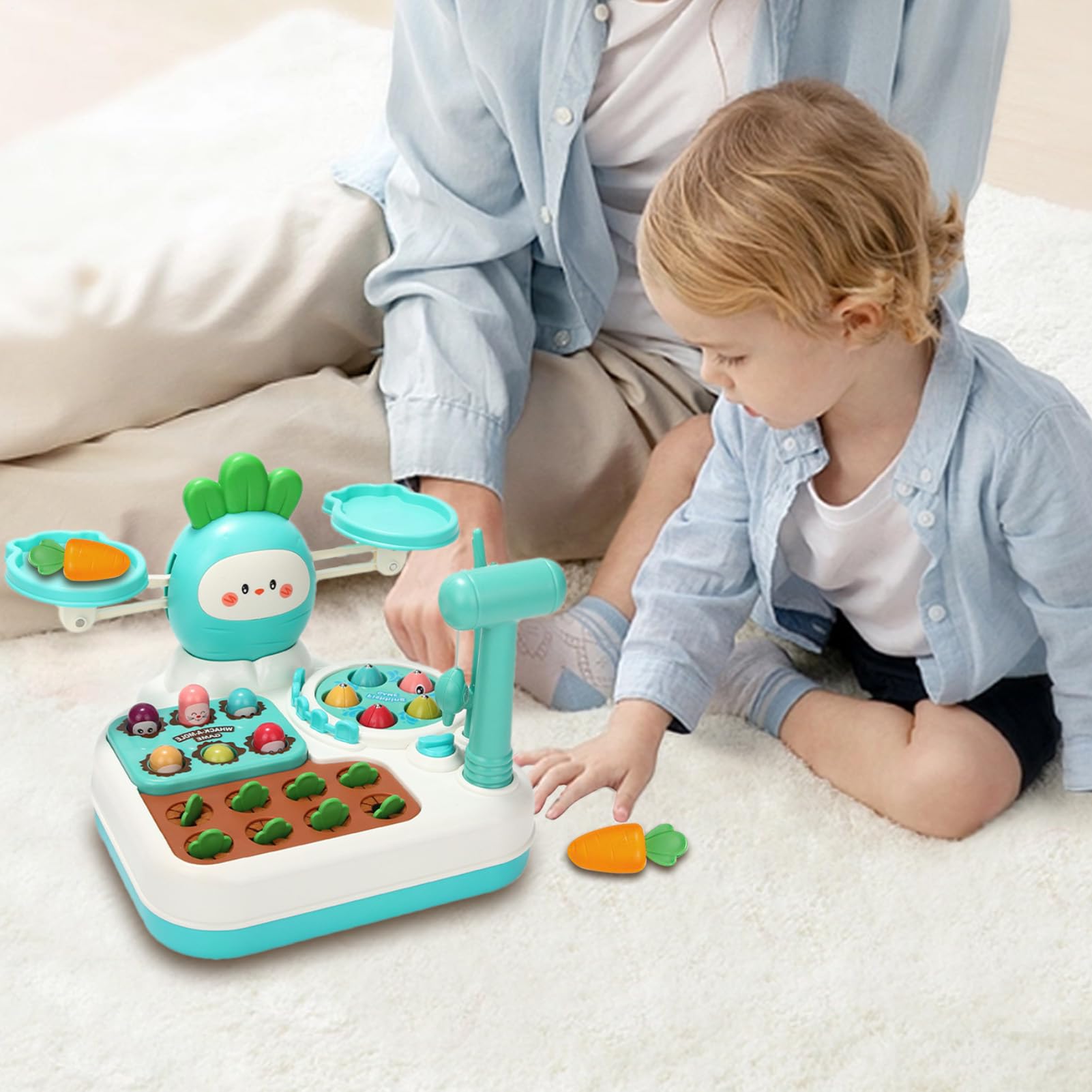 Giocattoli A Forma di Carota attività Educativa Sensoriale | Giocattoli Educativi per Apprendimento con le per Bambini, Ragazzi, Ragazze, Famiglie, Insegnanti, Casa, Scuola e Asilo