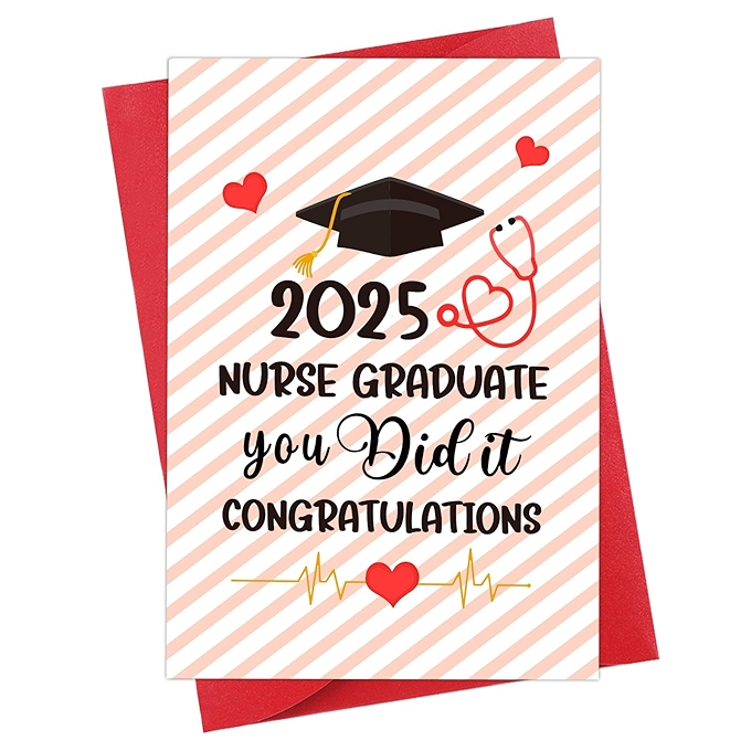 8年级毕业卡 中学毕业贺卡 适合男孩女孩少年学生赠品