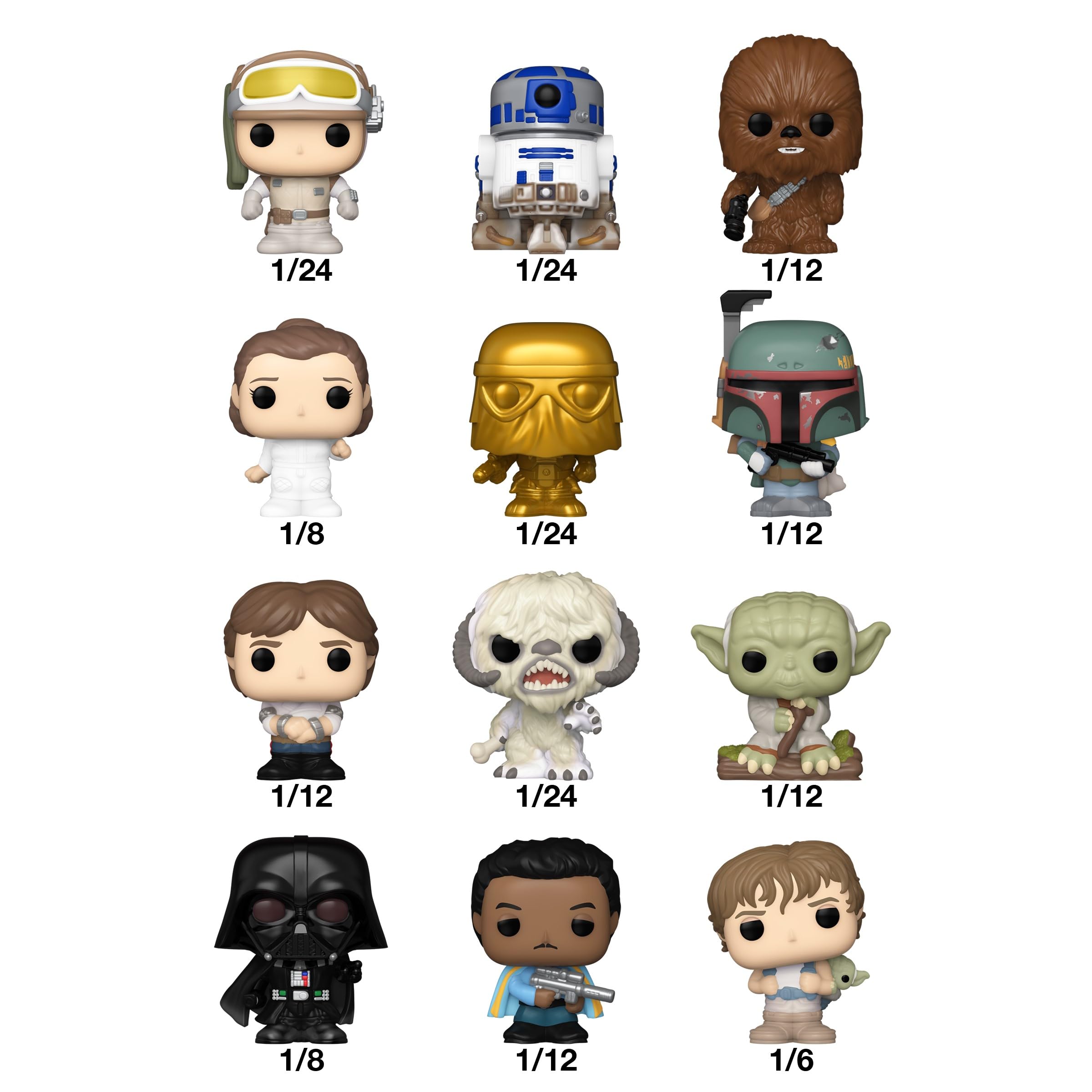 Funko Bitty Pop! Singles: Star Wars - 24 Piece PDQ : Amazon.com.br