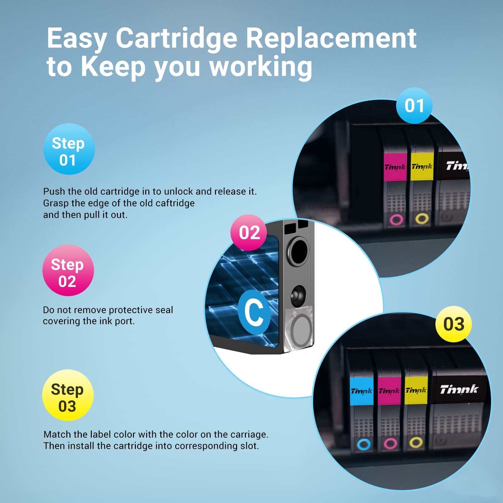 963 XL Cartuchos de Tinta Reemplazo de HP 963 XL Compatibles con OfficeJet Pro 9010 9012 9013 9014 9015 9016 9019 9020 9022 9025 All-in-One (4 Paquetes)