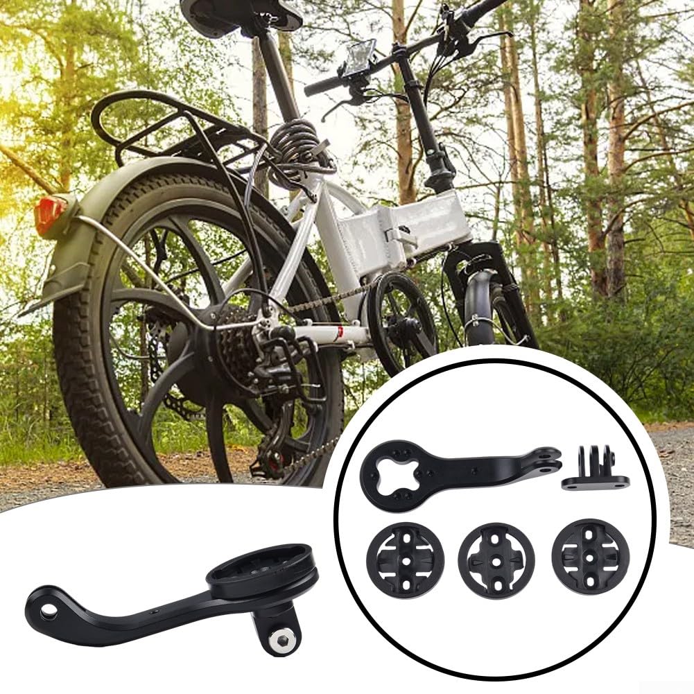 Supporto combinato per computer da bici, supporto per computer da bicicletta, per Garmin, progettato per Trek e per attacchi Bontrager Blendr