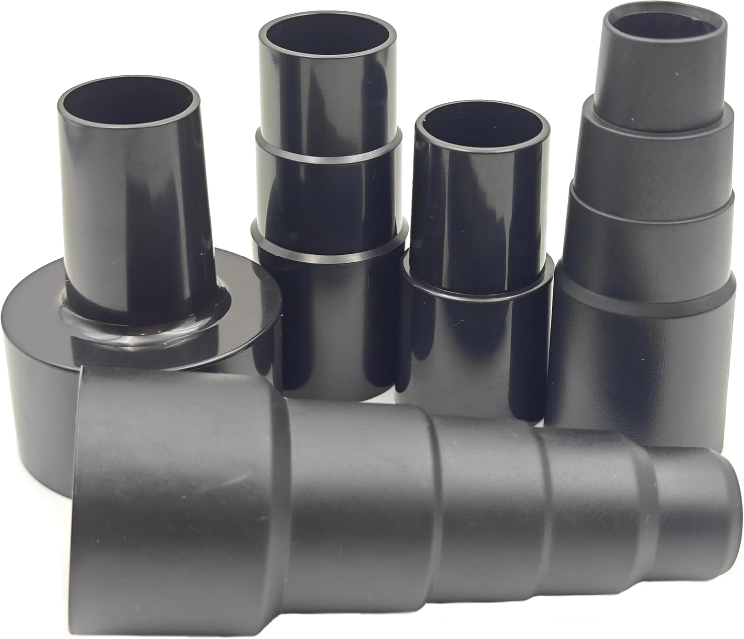 Plastic Hose Connector Reducer Attachments Fits Vacuum Cleaner, 1-3/8" to 1-1/4", 2-1/2" to 1-1/4", 1-1/4" to 1-3/8" to 1-1/2",1" to 1-1/8" to 1-3/8" to 1-5/8",32mm to 32/35mm,23mm to 50mm