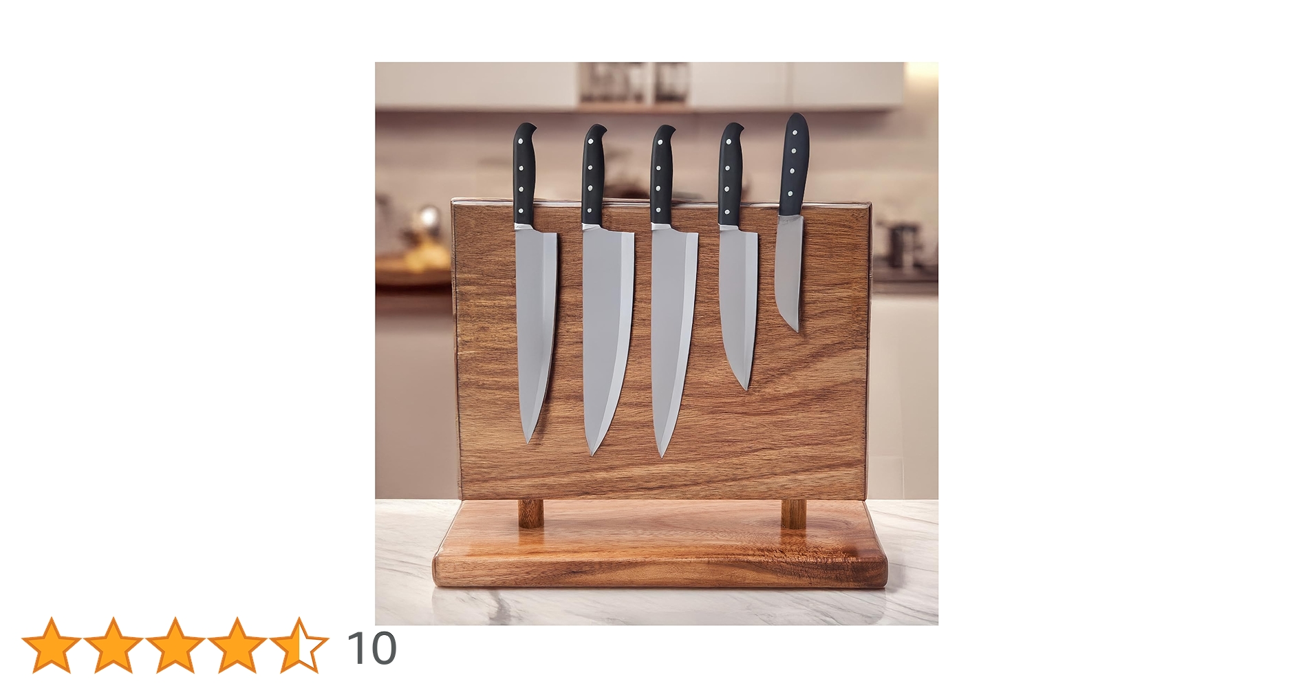 Amazon | 磁気包丁立て,な木製ナイフホルダー,磁気ナイフホルダー