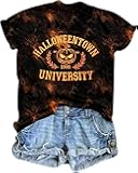 Salem Shirt Women Halloween Witch Shirt Funny Salem Massachusetts Shirt Holiday Halloween Tee Tops