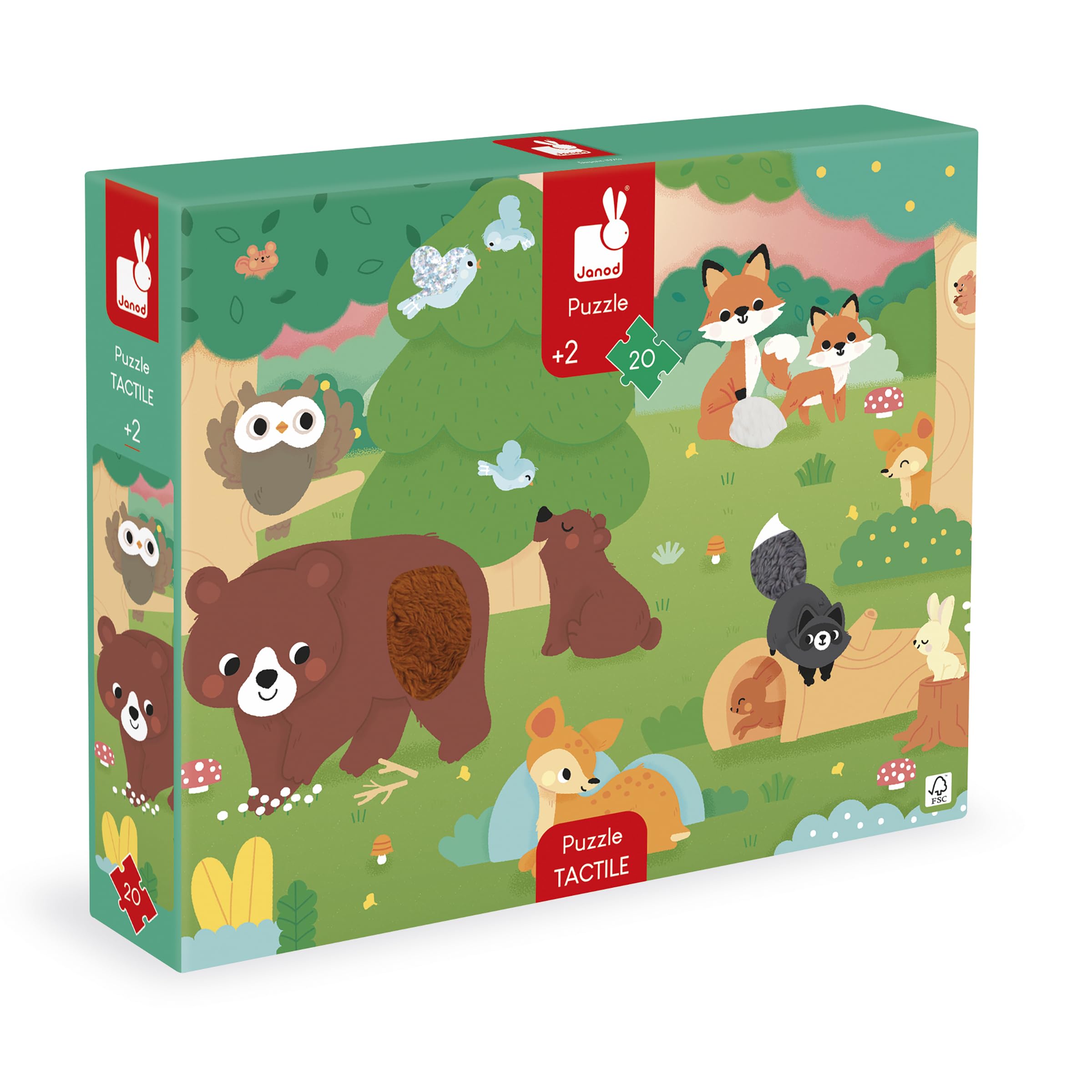 Janod, 5 Progressive Puzzles, Vehicle Theme, Progressive Children's Puzzle, 2 to 10 Pieces