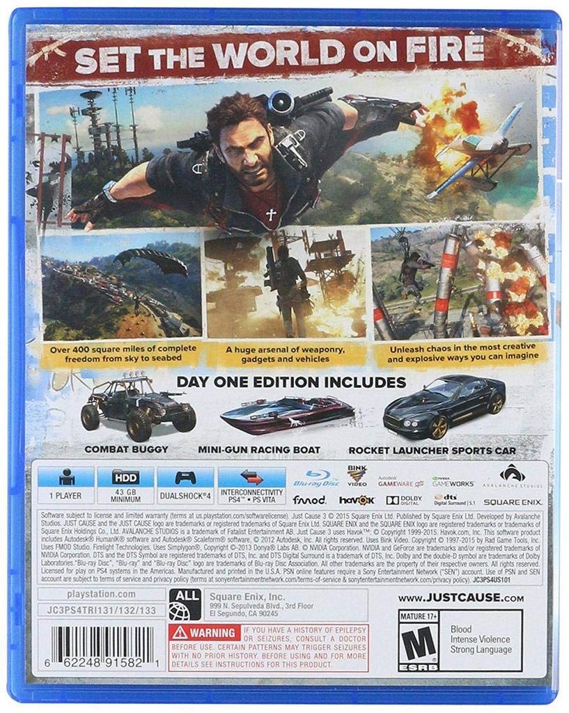 Just Cause 3 Collector's Edition - PlayStation 4 by Square Enix