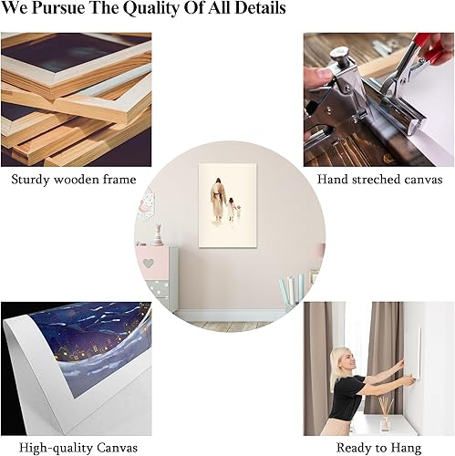 Vista 81 de Arte de pared de Jesús y el niño, póster minimalista bohemio cristiano, lienzo para pared, imagen abstracta de Jesús, arte cristiano religioso Jesús