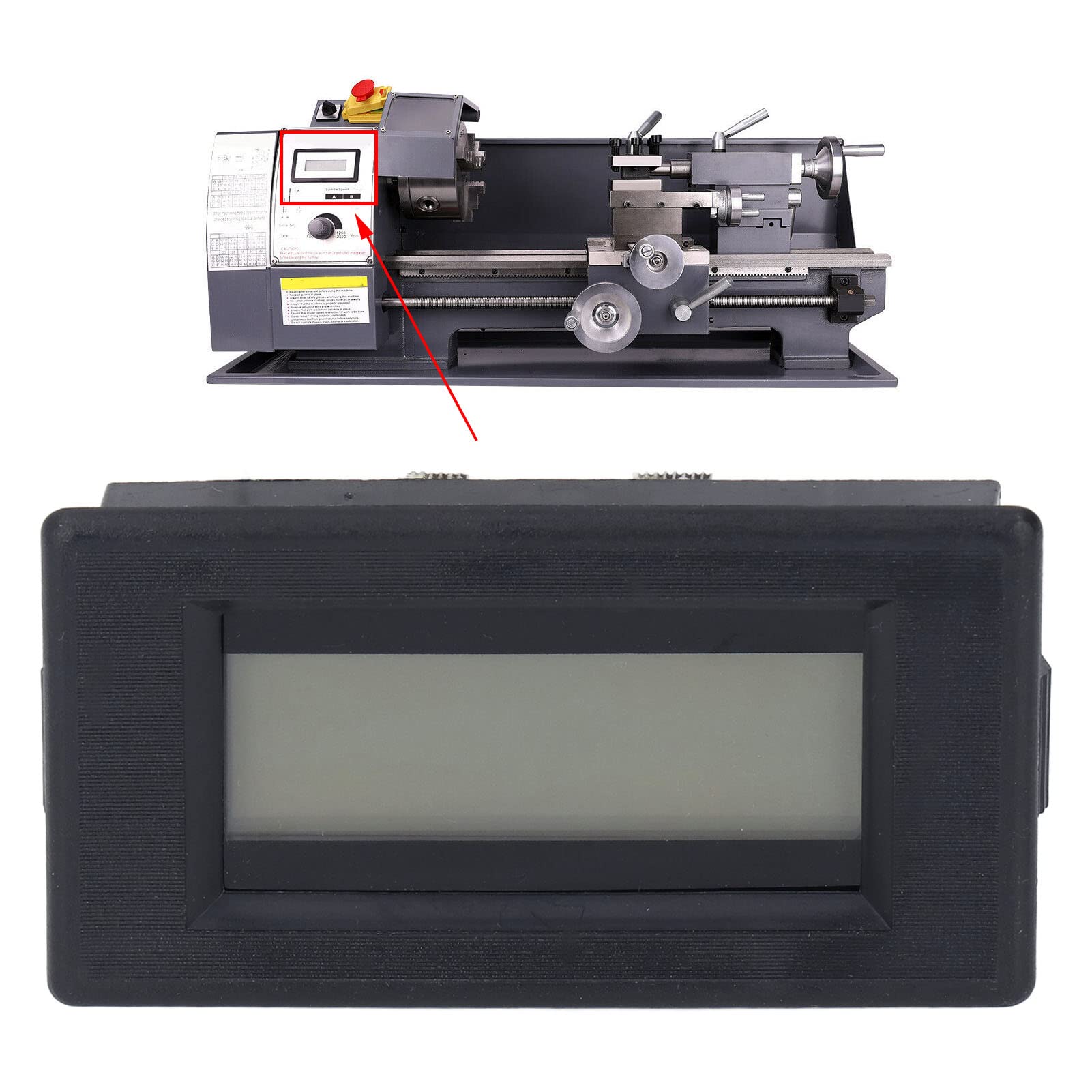 Walfront Digitaler Drehzahlmesser Mit LED & Hallsensor – 5-stellig, 30–99999 U/min, Für Bürstenlose Motoren, Lüfter & Maschinen – Einfache Installation