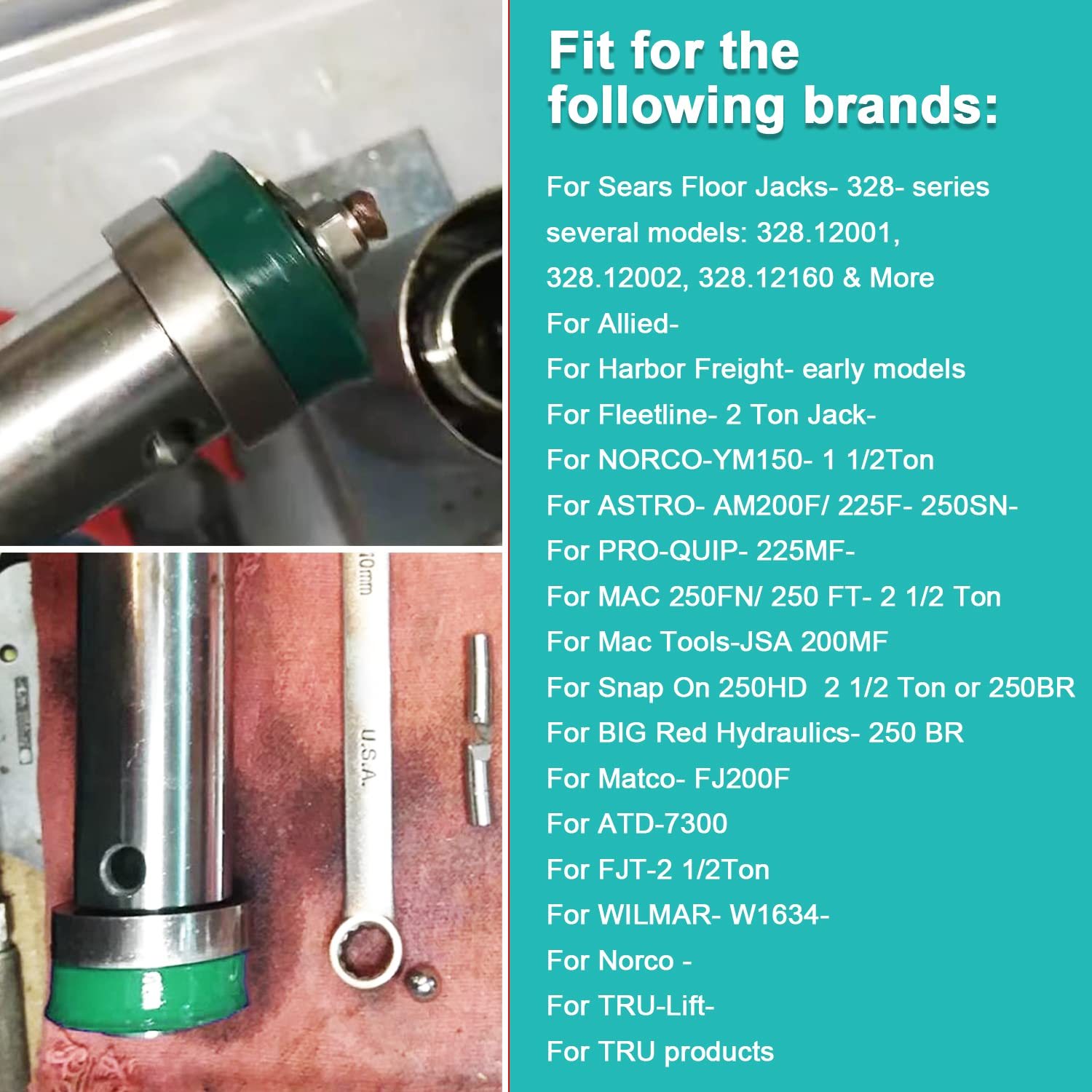 Amazon.co.jp: 油圧ジャッキピストンUカップシール交換用 2トンフロア