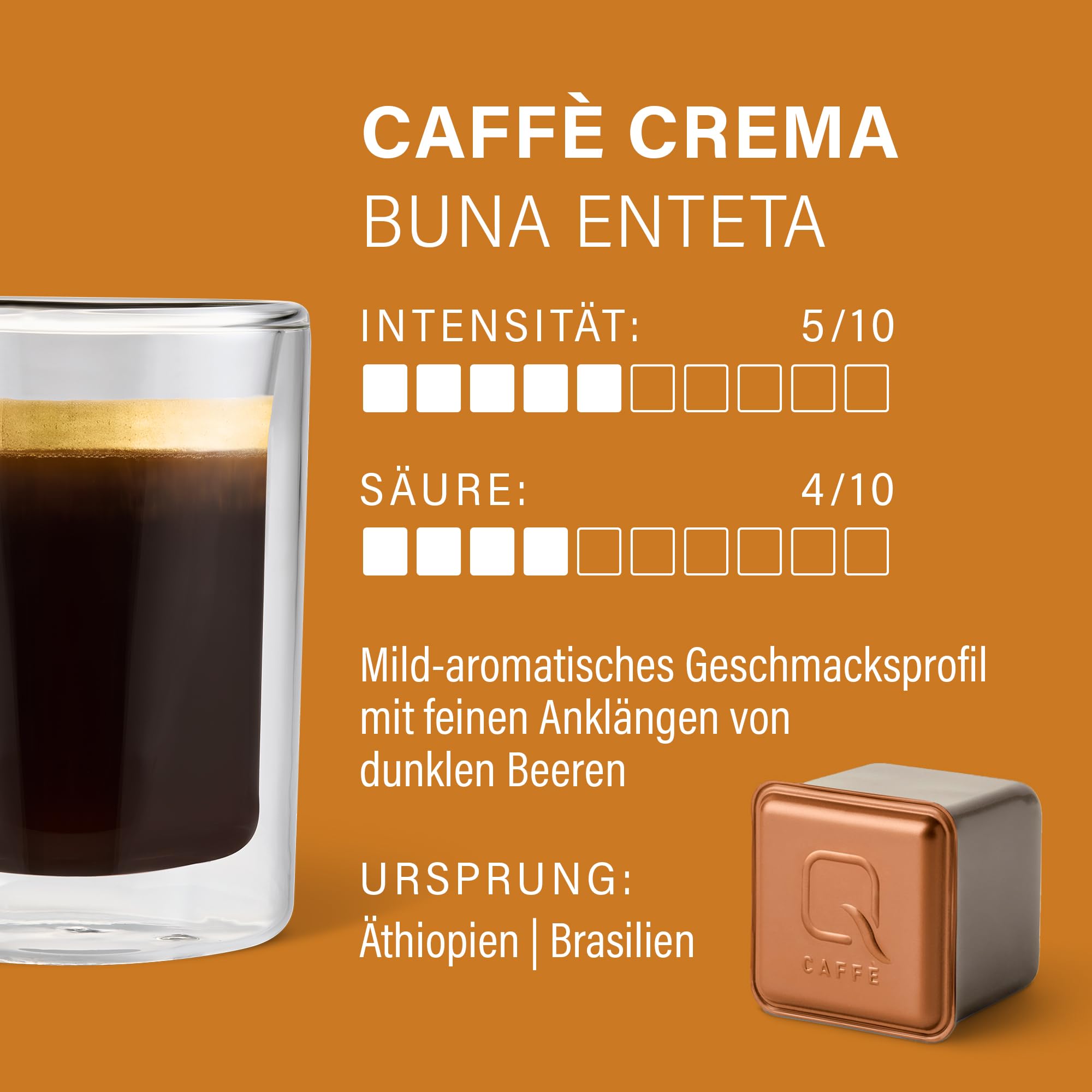 Tchibo Qbo Caffè Premium Kaffeekapseln, 81 Stück, 3x27 Kapseln in Würfelform, verschiedene Sorten, ausdrucksstarke Röstnote, aromaversiegelt, aus 70% nachwachsenden Rohstoffen¹, Kaffeegenuss Set