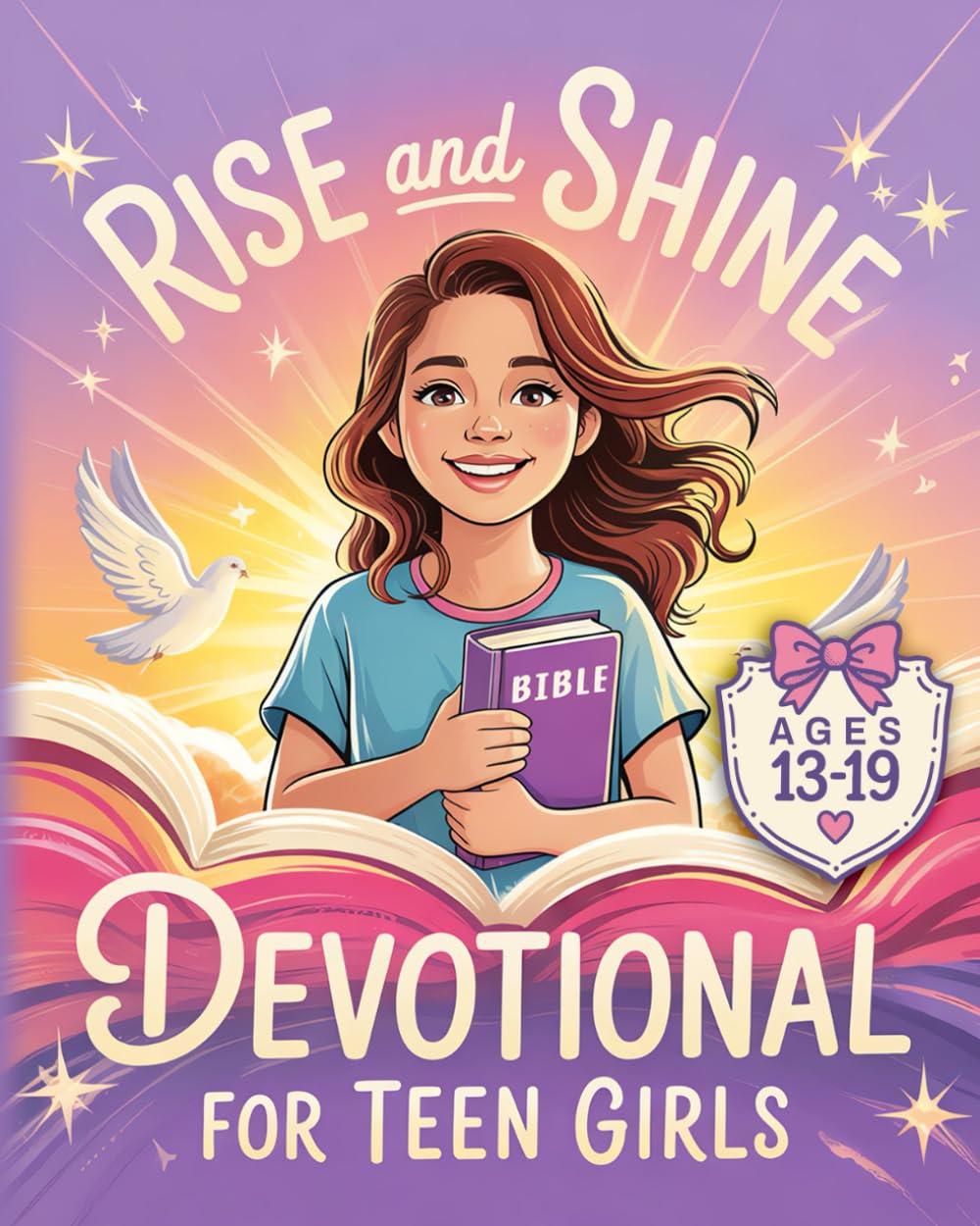 Rise And Shine Devotional For Teen Girls: Daily Devotions For Teenage Girls To Deepen Faith, Embrace Hope, Grow Confidence And Live With Unshakable Courage. Christian Gifts For Teen Girls.