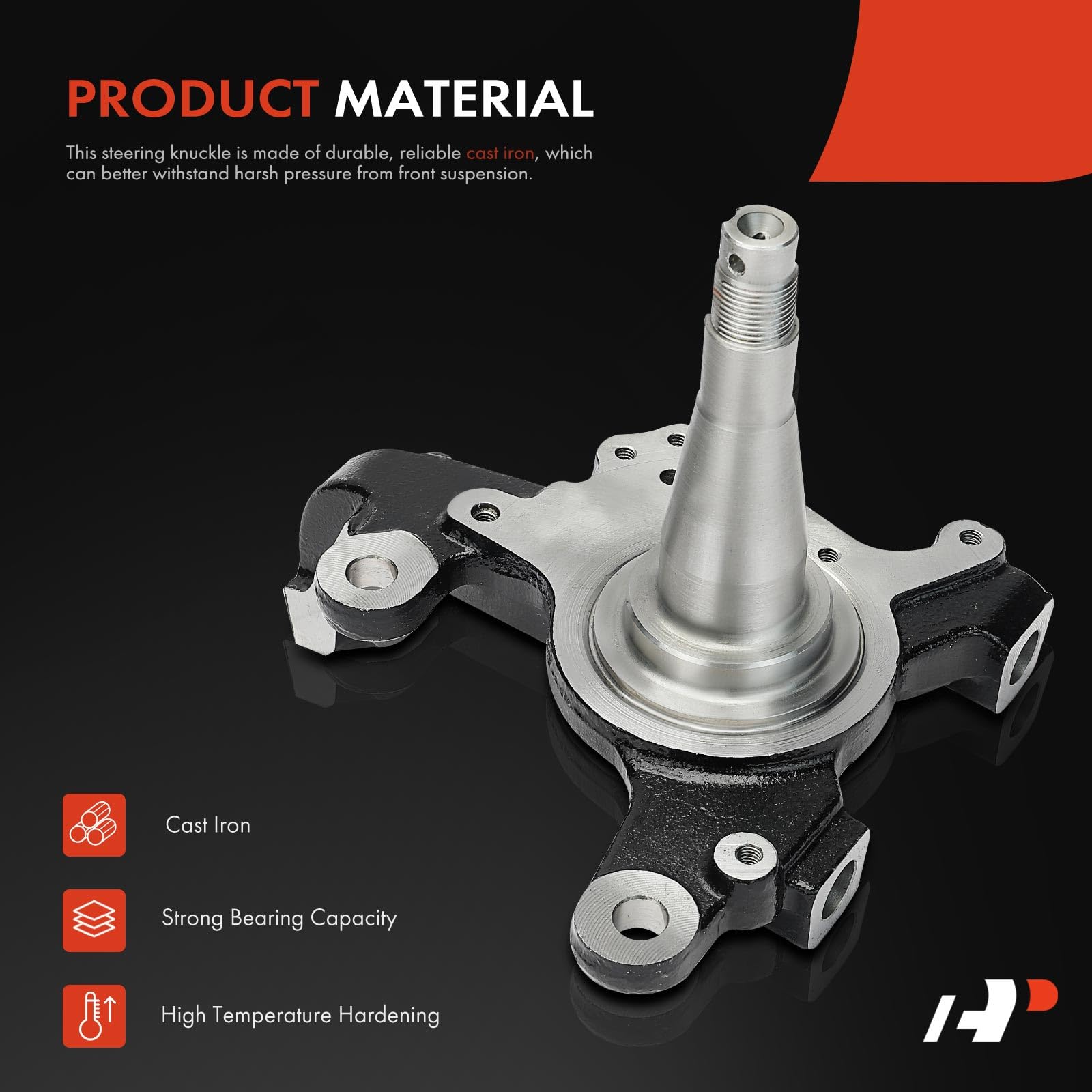 ポルコ Steering Knuckle Front Driver W/o ABS For Toyota Tacoma 1995