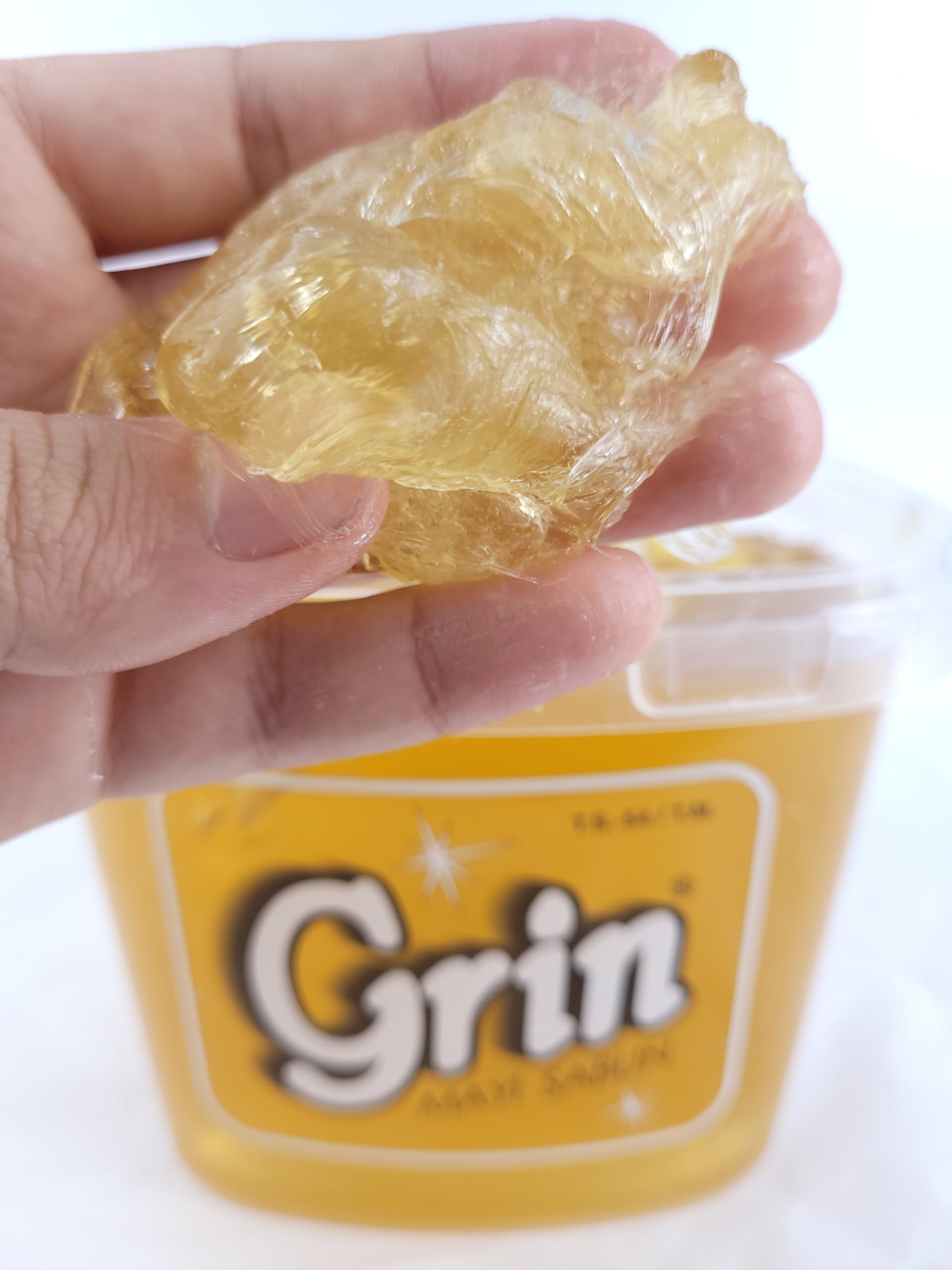 GRİN Ekolojik Arap Sabunu, 3 Kg Organik Jel Sabun, Ayçiçeği Yağı Özlü Doğal Sıvı Sabun (Kova)
