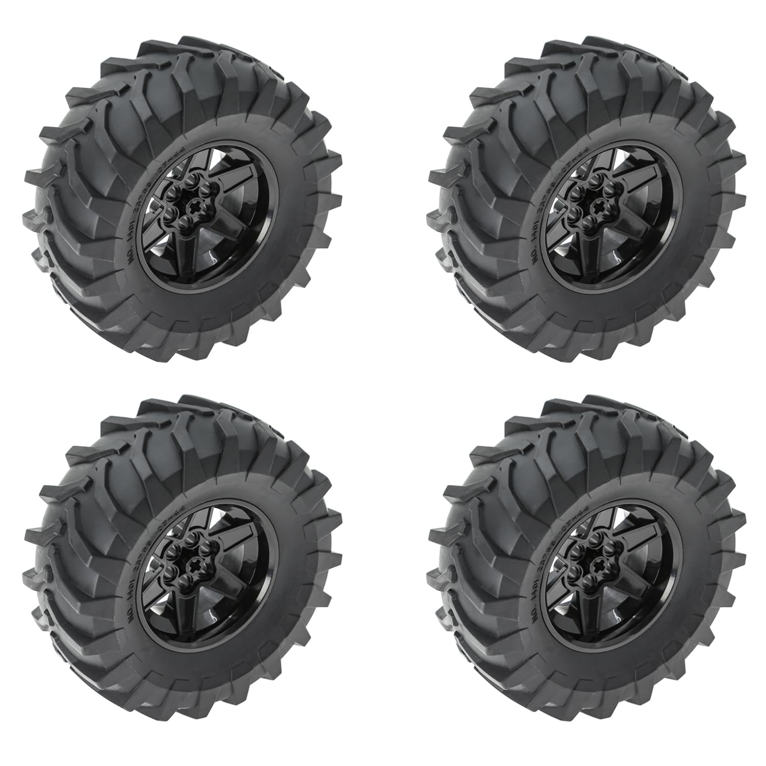 ASTEM 4PCS Technic-Parts Wheel MOC-Parts Compatible 15038 23798