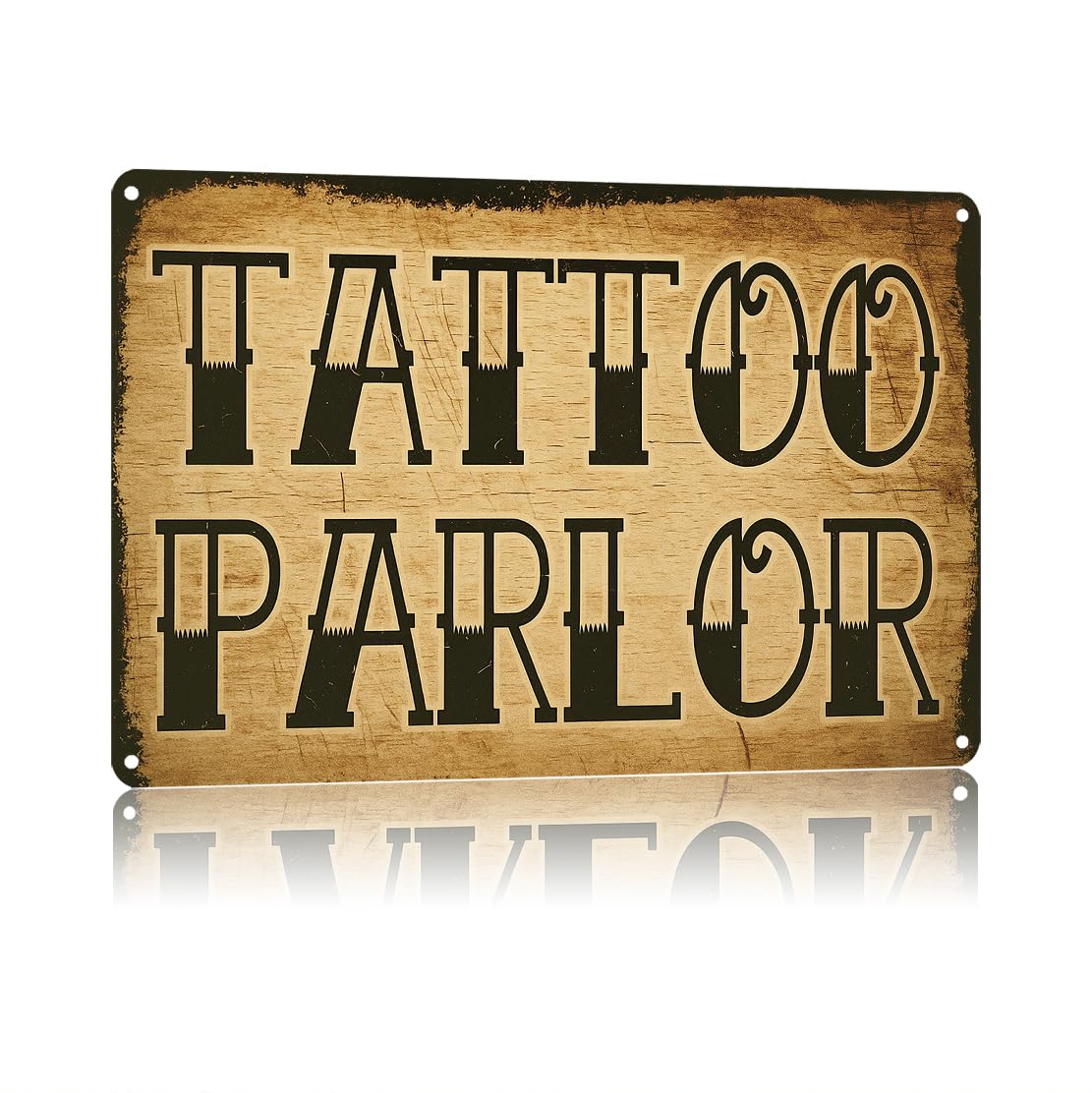 KWQDOZF Funny Metal Signs Posters TATTOO PARLOR Sign Wall Art for Yard Outdoor Lawn Garden Home Decor 8X12inch