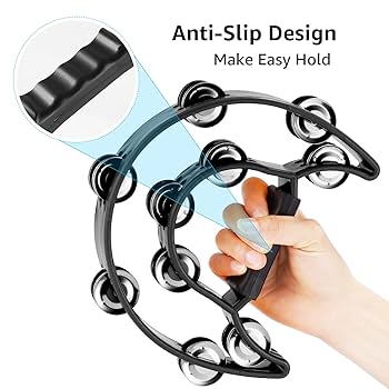 Amazon.com: Double Row Tambourine, 2 Pack 10